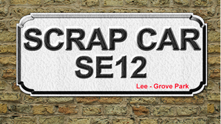 scrap car Lee, Grove Park